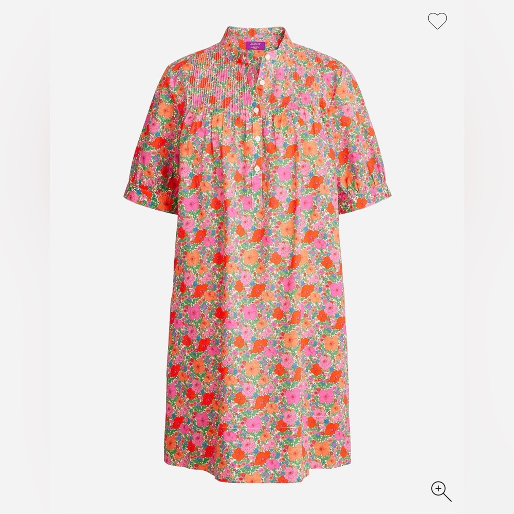Like New J Crew x Liberty Shirtdress, Size Small